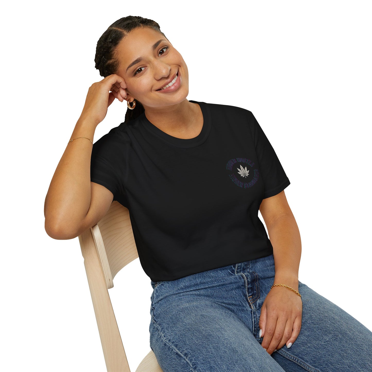 Unisex Softstyle T-Shirt - 'Hustle Sustainably' Graphic Tee, Casual Wear, Gift Idea, Streetwear, Everyday Comfort
