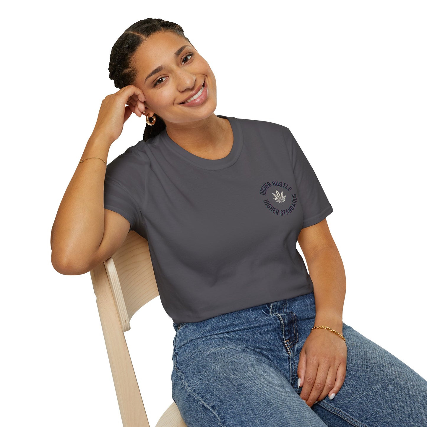 Unisex Softstyle T-Shirt - 'Hustle Sustainably' Graphic Tee, Casual Wear, Gift Idea, Streetwear, Everyday Comfort