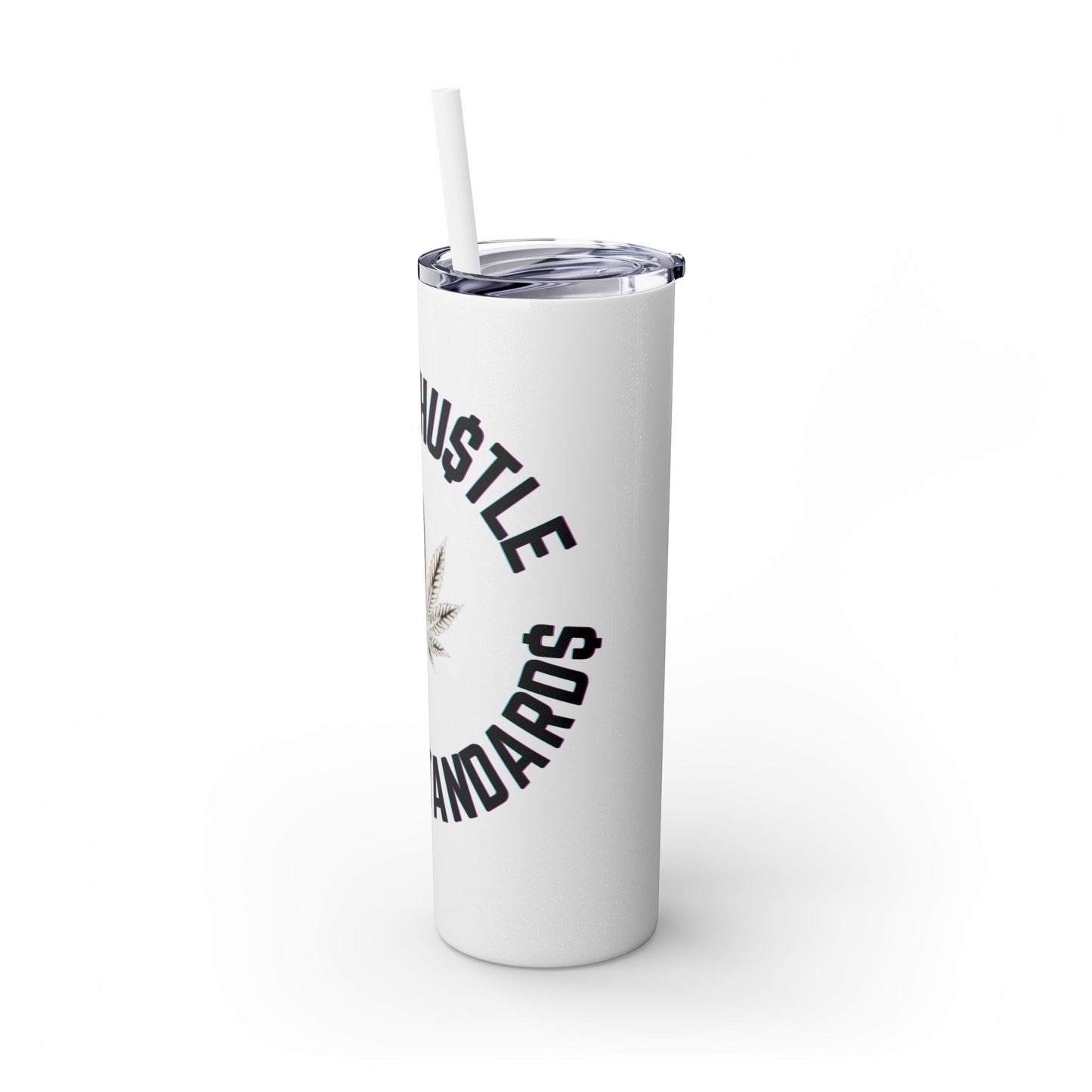 Higher Hustle Skinny Tumbler with Straw, 20oz - Perfect for On-the-Go Drinks, Gifts for Bud Lovers, Coffee, Tea, Summer Vibes, Unique [...]