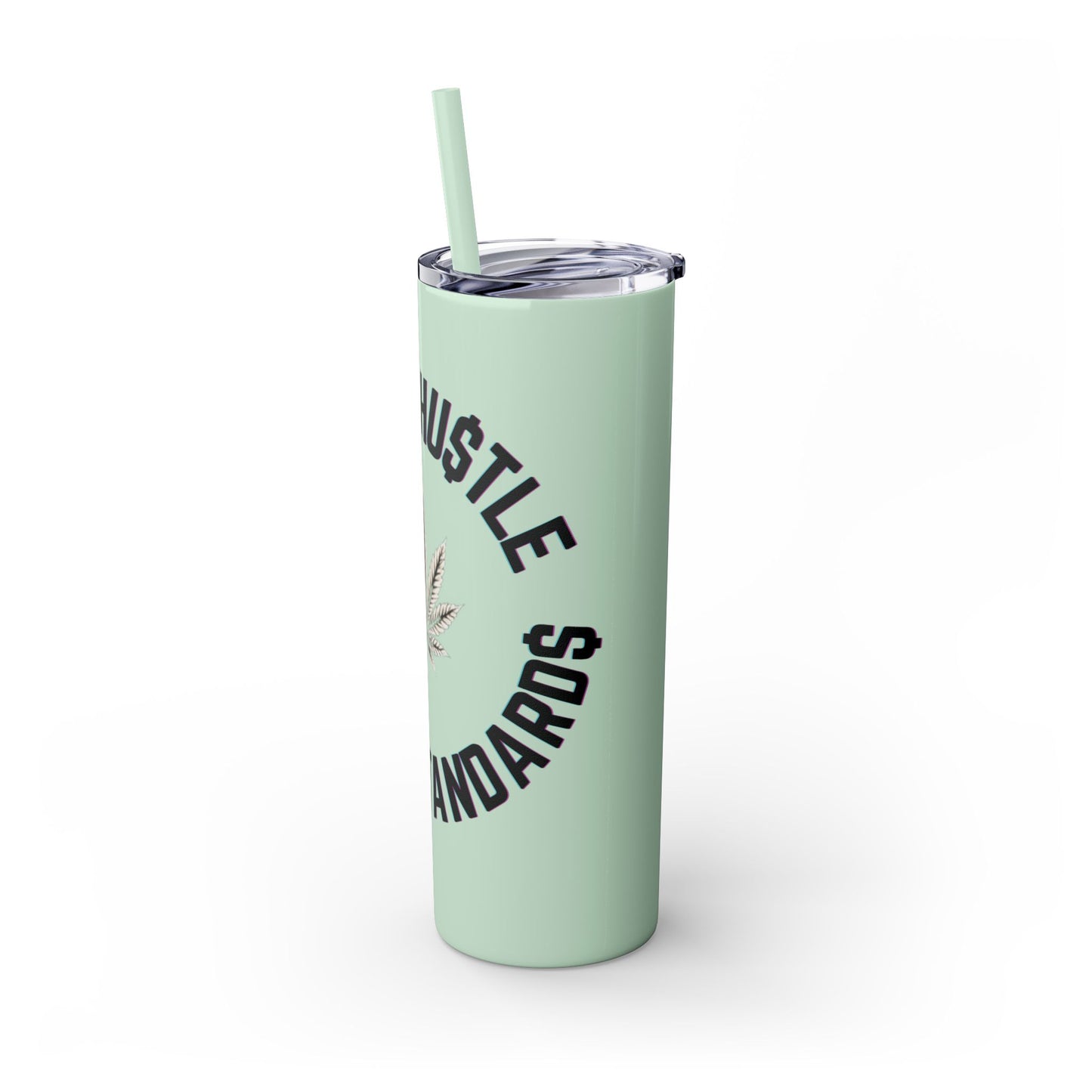 Higher Hustle Skinny Tumbler with Straw, 20oz - Perfect for On-the-Go Drinks, Gifts for Bud Lovers, Coffee, Tea, Summer Vibes, Unique [...]