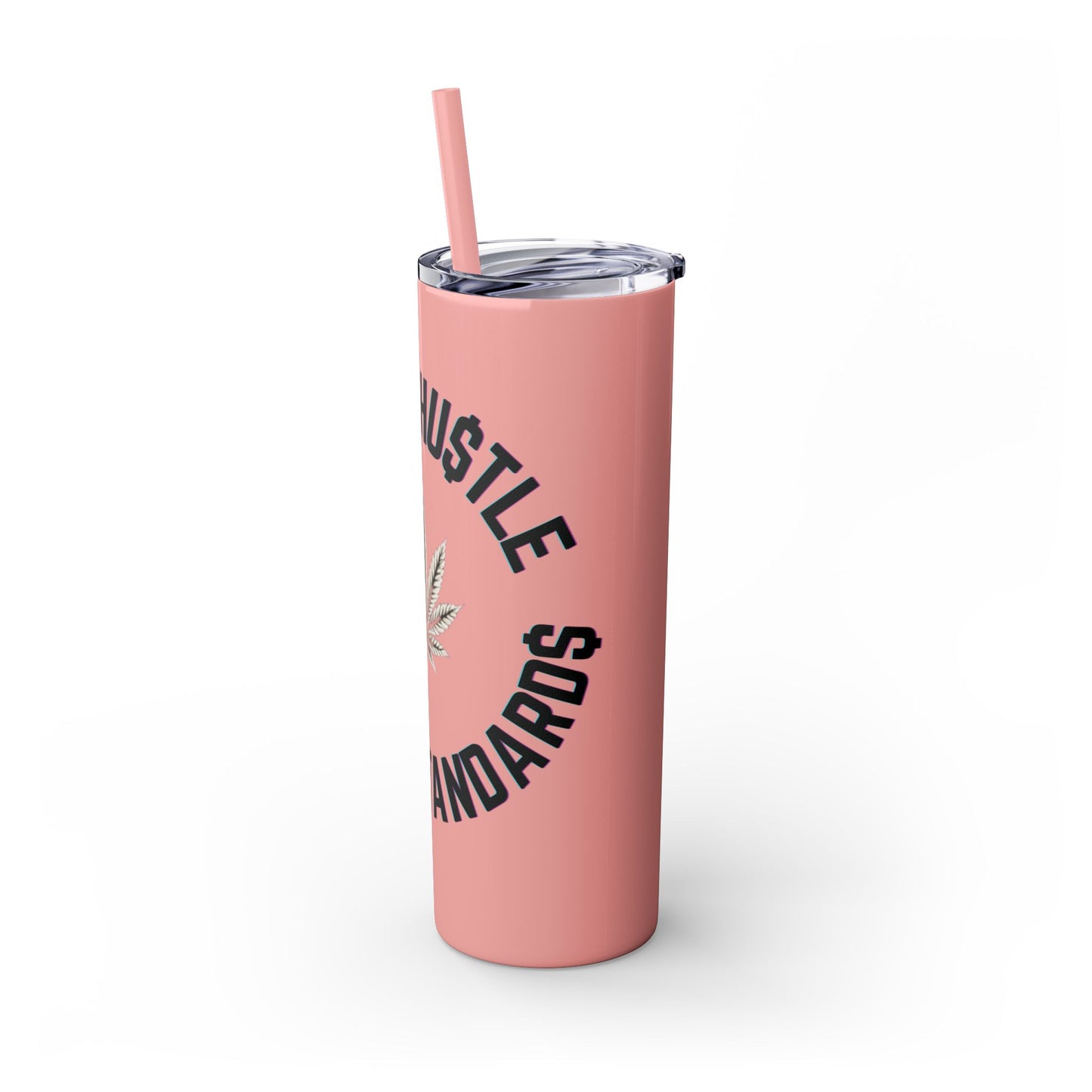 Higher Hustle Skinny Tumbler with Straw, 20oz - Perfect for On-the-Go Drinks, Gifts for Bud Lovers, Coffee, Tea, Summer Vibes, Unique [...]