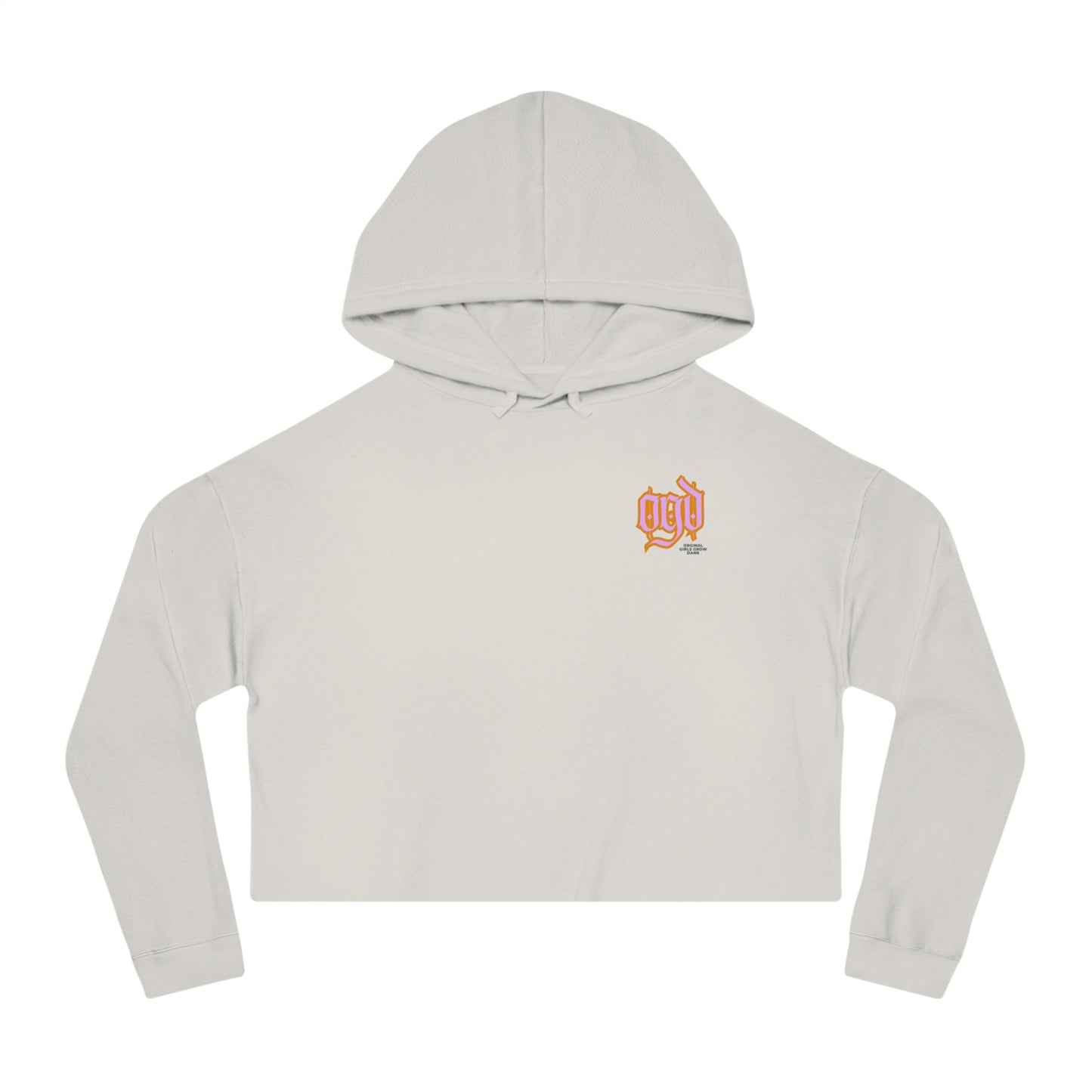 Casual Cropped Sweatshirt with Unique Design, Women’s Fashion, Trendy Hooded Crop, Relaxed Wear, Gift for Her, Street Style