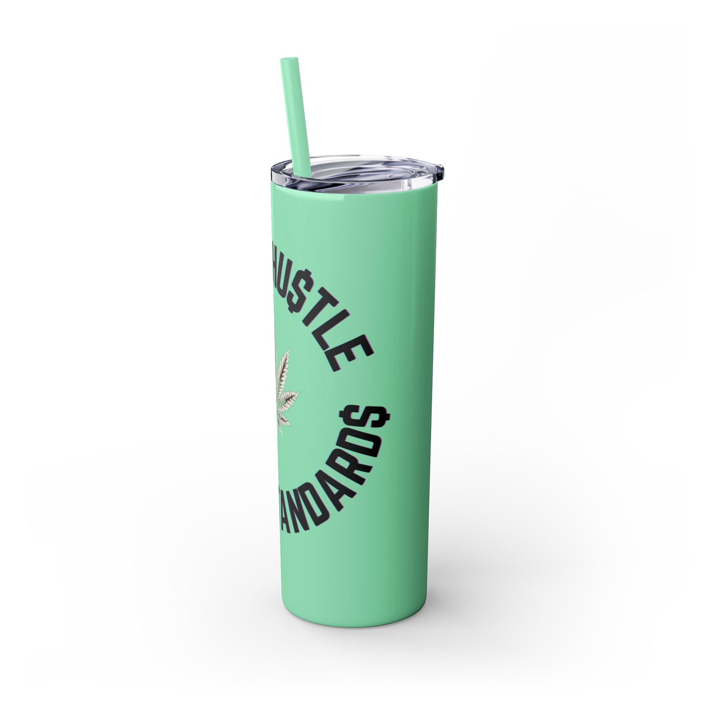 Higher Hustle Skinny Tumbler with Straw, 20oz - Perfect for On-the-Go Drinks, Gifts for Bud Lovers, Coffee, Tea, Summer Vibes, Unique [...]