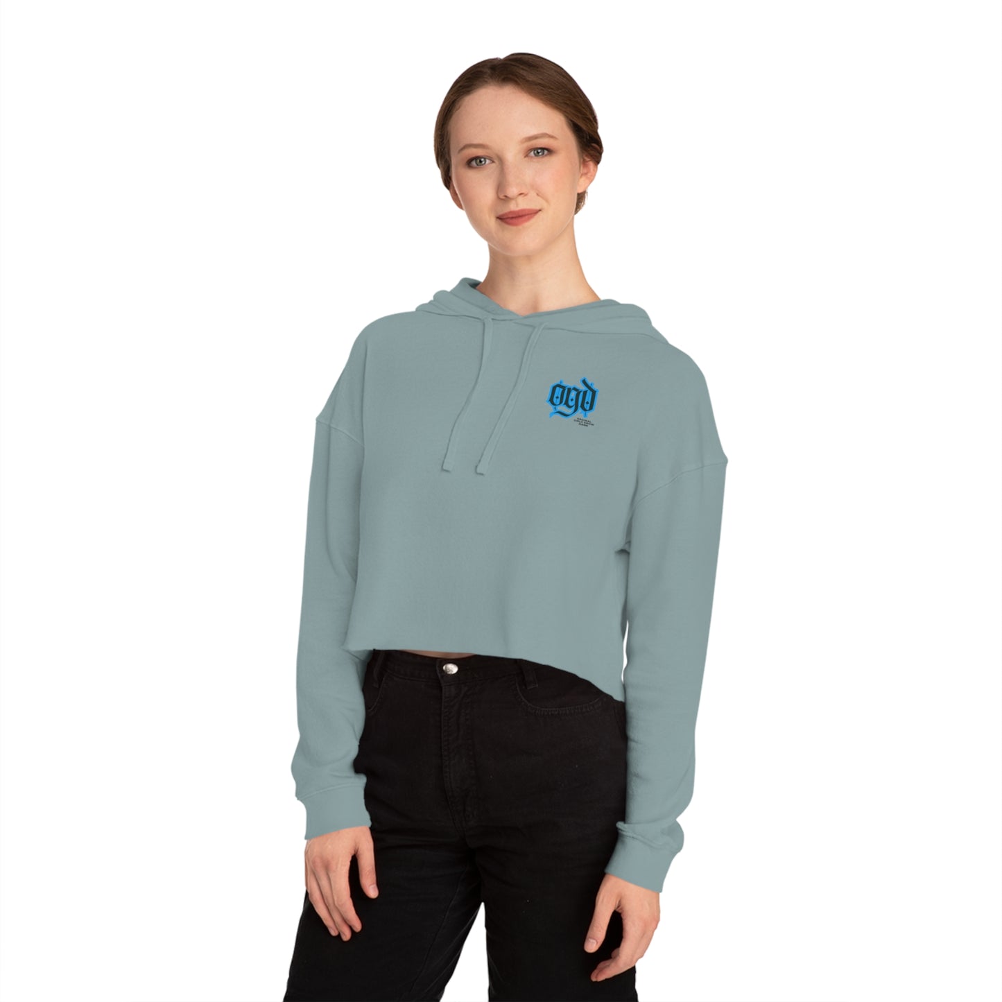 Cropped Hooded Sweatshirt for Trendy Women, Stylish Activewear, Casual Outfit, Gift for Her, Summer Layering