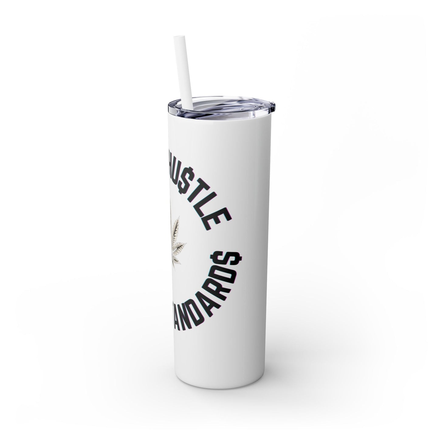 Higher Hustle Skinny Tumbler with Straw, 20oz - Perfect for On-the-Go Drinks, Gifts for Bud Lovers, Coffee, Tea, Summer Vibes, Unique [...]