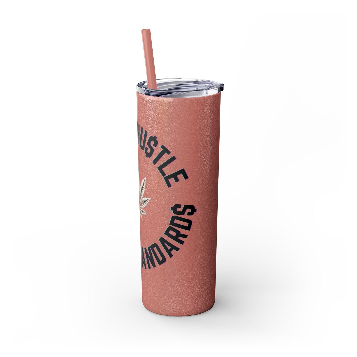 Higher Hustle Skinny Tumbler with Straw, 20oz - Perfect for On-the-Go Drinks, Gifts for Bud Lovers, Coffee, Tea, Summer Vibes, Unique [...]