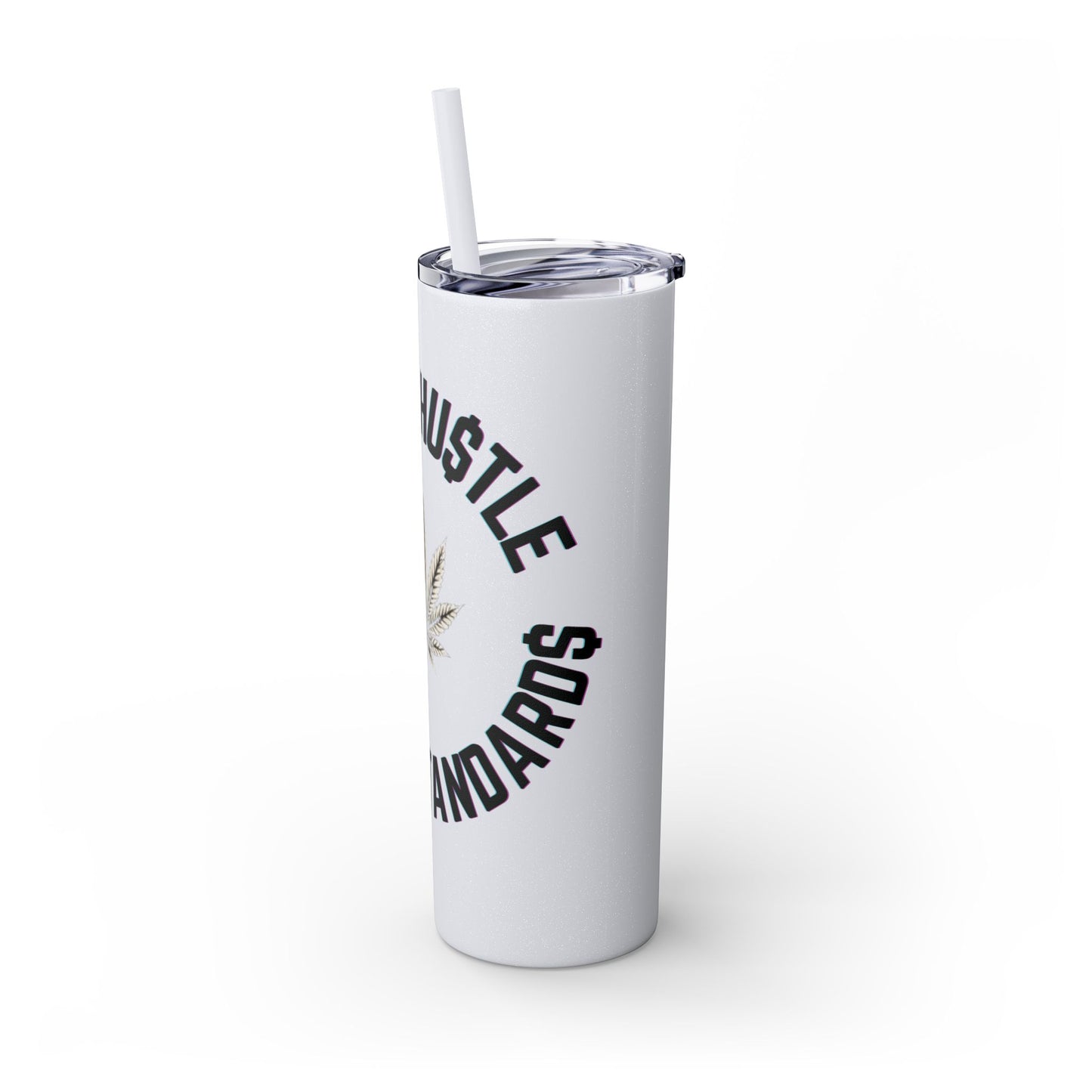 Higher Hustle Skinny Tumbler with Straw, 20oz - Perfect for On-the-Go Drinks, Gifts for Bud Lovers, Coffee, Tea, Summer Vibes, Unique [...]
