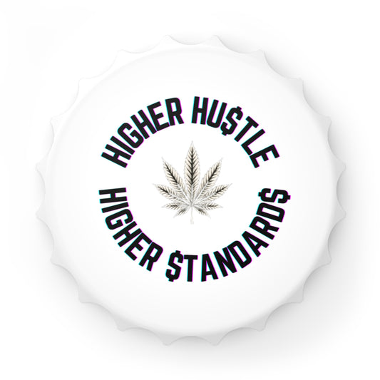 Higher Hustle Bottle Opener, Unique Barware Gift, Cannabis Theme, Perfect for Parties, Housewarming or Gifting