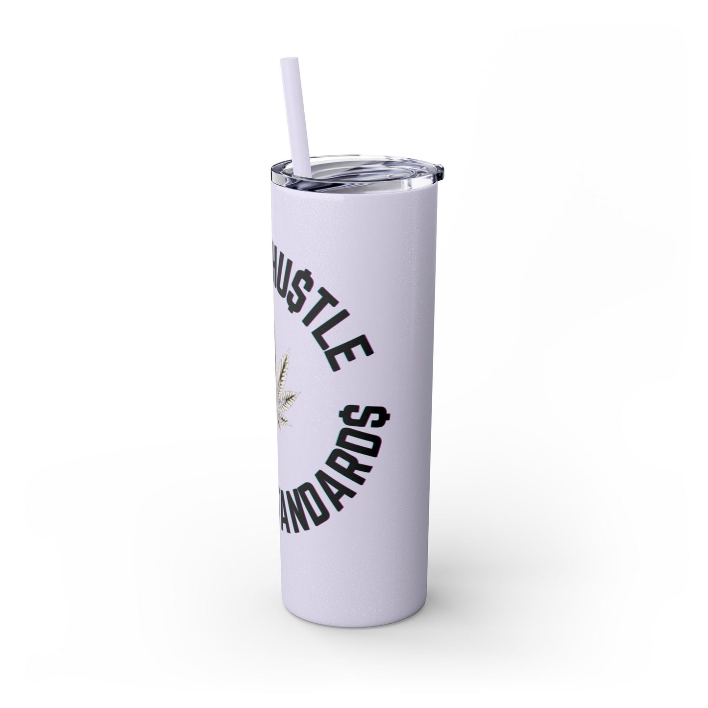 Higher Hustle Skinny Tumbler with Straw, 20oz - Perfect for On-the-Go Drinks, Gifts for Bud Lovers, Coffee, Tea, Summer Vibes, Unique [...]