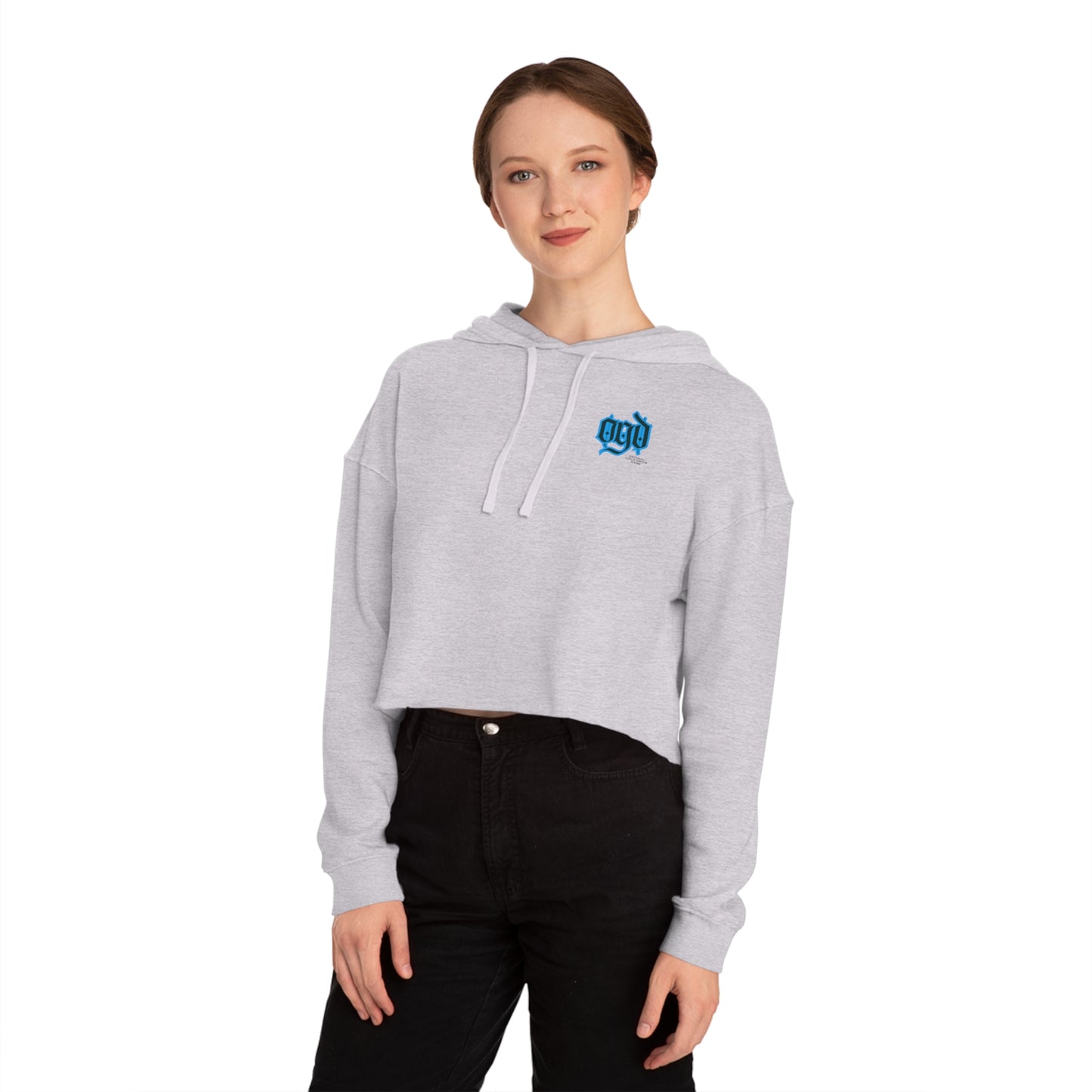 Cropped Hooded Sweatshirt for Trendy Women, Stylish Activewear, Casual Outfit, Gift for Her, Summer Layering