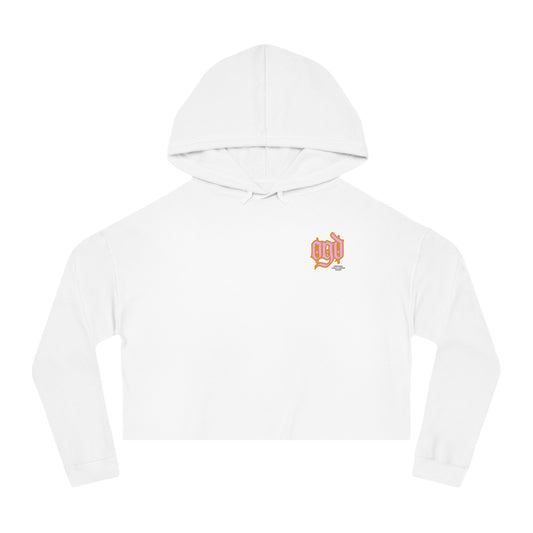 Casual Cropped Sweatshirt with Unique Design, Women’s Fashion, Trendy Hooded Crop, Relaxed Wear, Gift for Her, Street Style